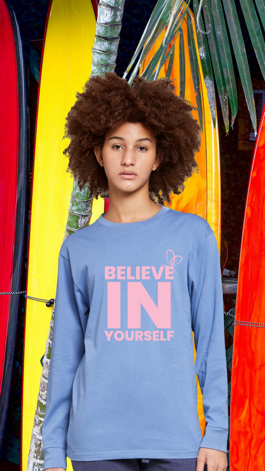 Believe-Long Sleeve Comfy Tee